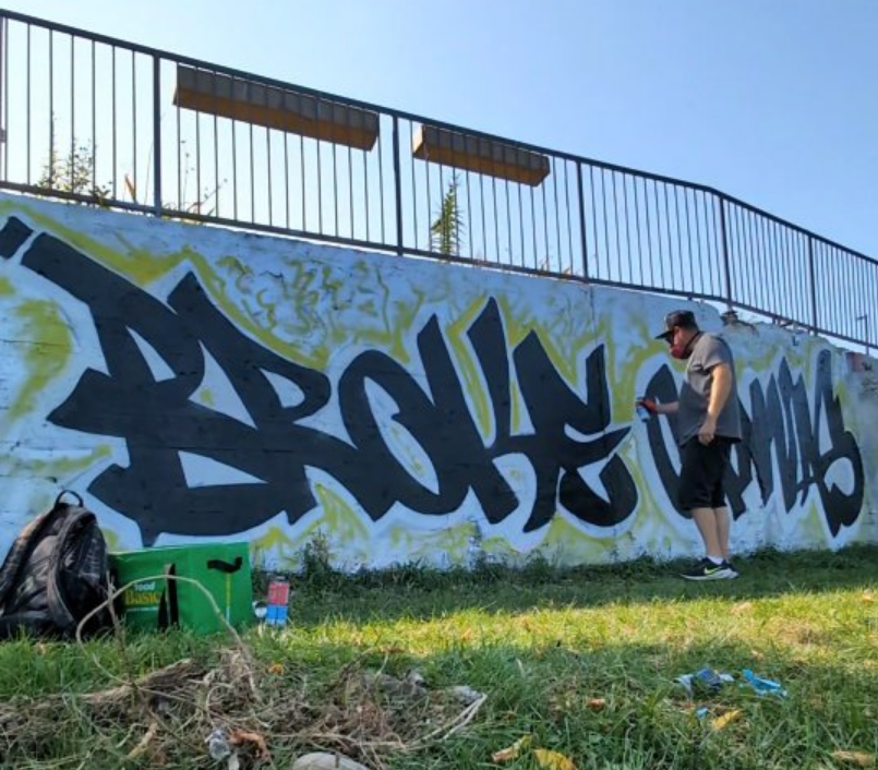 YGK Street Art Wall